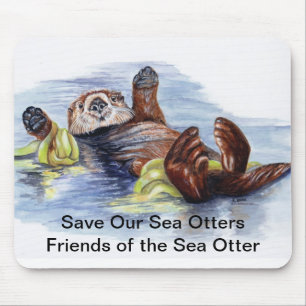 Freunde des Seeotters Mousepad
