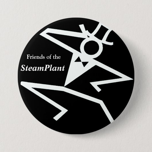 Freunde des SteamPlant Logos IV Button (Vorderseite)