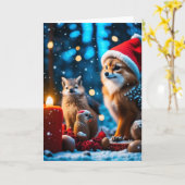 Freunde des Whimsikwaldes Karte (Gelbe Blume)