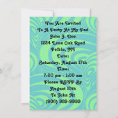 Freunde des Wiedersehen-Party bei den Einladungen  (Rückseite)