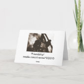 Freunde, die chinesisches Schach/Freundschaft spie Karte (Rückseite)