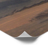 Freunde, die einen Sonnenuntergang teilen Poster (Ecke)