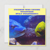 FREUNDE, DIE GEMEINSAM TÜR MAGNET KREISEN (Vorderseite)