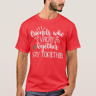 Freunde, die gemeinsam wohnen, Girls Tri Bleibe T-Shirt