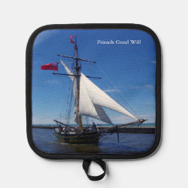 Freunde, die guten Willen zum Pott haben Topflappen