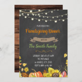 Freunde, die Party Einladung geben (Vorne/Hinten)