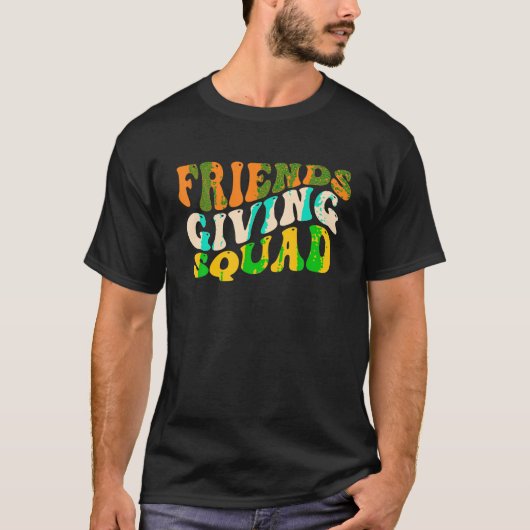 Freunde, die Squad Erntedank geben T-Shirt (Vorderseite)