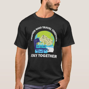 Freunde, die Togather reisen, Bleibe zusammen, lus T-Shirt
