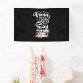 Freunde, die zusammen Bleibe haben Banner (Insitu)