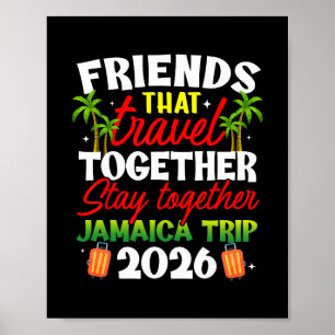Freunde, die zusammen reisen Jamaika-Trip 2026 Poster