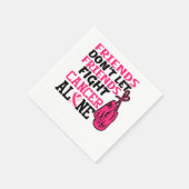 Freunde Dont Lasse Freunde allein im Kampf gegen d Serviette (Ecke)