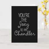 FREUNDE™| Du bist die Joey zu meinem Chandler Karte (Gelbe Blume)