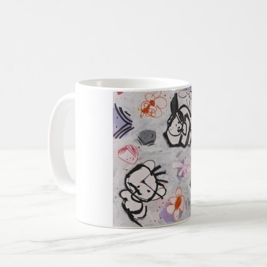 Freunde durch Charlotte u. John Kaffeetasse (Vorderseite Links)