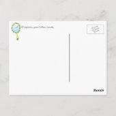 Freunde durch Gute und schlechte Haare Tage Postkarte (Rückseite)