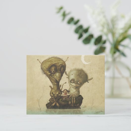 Freunde egal postkarte (Stehend Vorderseite)