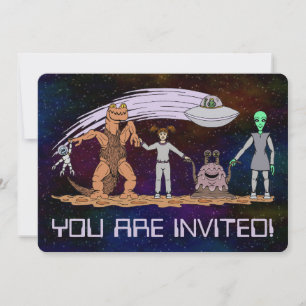 Freunde, egal, welche Unterschiede Einladung