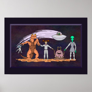 Freunde, egal, welche Unterschiede Poster