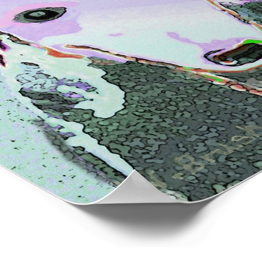 "Freunde einer anderen Farbe" Poster (Ecke)