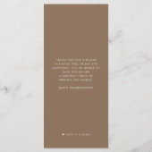 Freunde eines Featers| Freundschaftsmenü Menükarte (Rückseite)