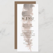 Freunde eines Featers| Freundschaftsmenü Menükarte (Vorne/Hinten)