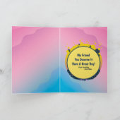 Freunde entspannen Sie Ihren Geist verdienen Sie e Karte (Innenseite)