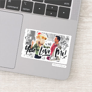 FREUNDE™  Erntedank Türkei Leiter Monica Aufkleber