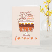 FREUNDE™| Es schmeckt wie Feet! Karte (Gelbe Blume)
