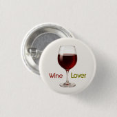 Freunde Essen Truthahn und Wein | Moderne Thanksgi Button (Vorne & Hinten)