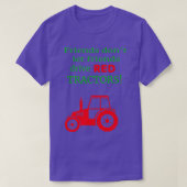 Freunde fahren nicht lassend rote Traktoren T-Shirt (Design vorne)