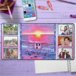 Freunde & Familie Mexiko Sunset Foto Collage 0909 Schreibtischunterlage