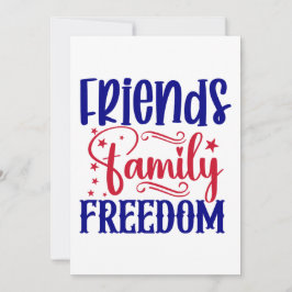 Freunde, Familie und Freiheit Einladung