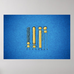 Freunde (Farbe 2) Poster