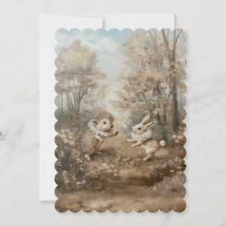 Freunde - Flache Einladung Größe: 12,7 cm x 17,8 c