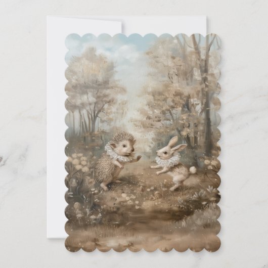 Freunde - flache Einladungsgröße: 12,7 cm x 17,8 c Einladung (Vorderseite)