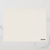 Freunde - Foil Postcards Folien Feiertagspostkarte (Rückseite)