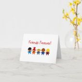 Freunde Forever Card Karte (Gelbe Blume)