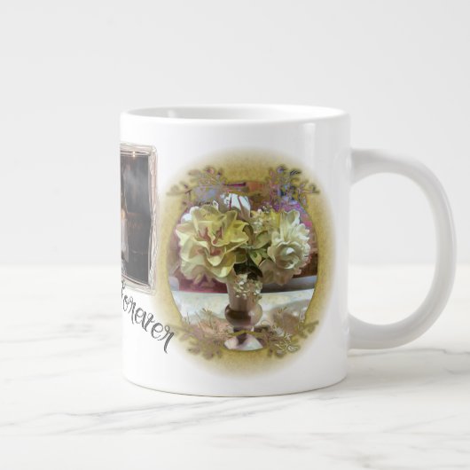 Freunde Forever Spring Blumen PCM1 Jumbo-Tasse (Rechts)