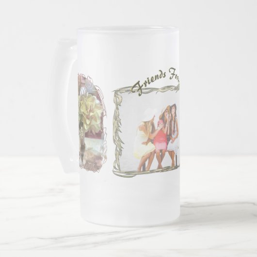 Freunde Forever Spring Blumen PCM1 Mattglas Bierglas (Vorderseite Links)