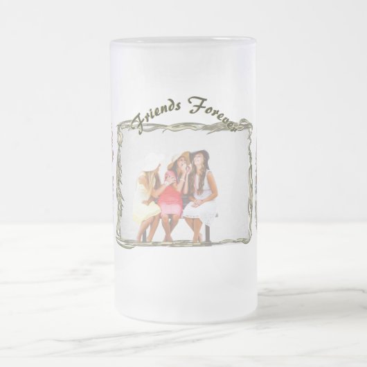 Freunde Forever Spring Blumen PCM1 Mattglas Bierglas (Mittel)