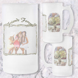 Freunde Forever Spring Blumen PCM1 Mattglas Bierglas