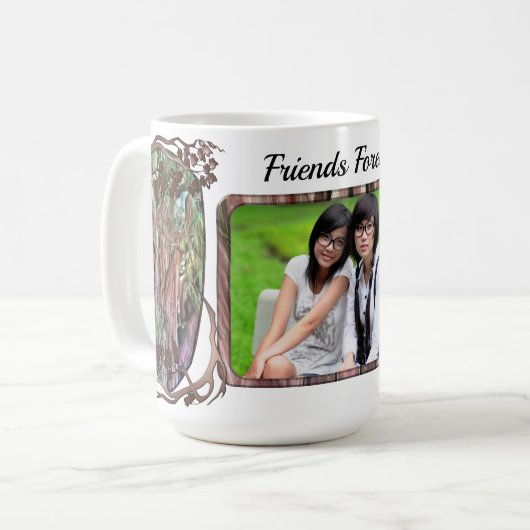 Freunde Forever Tree von Tule OAX1 Kaffeetasse (Vorderseite Links)
