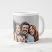 Freunde Foto Kaffeetasse Jumbo-Tasse (Vorderseite Rechts)