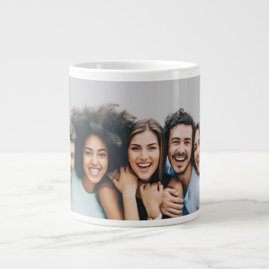 Freunde Foto Kaffeetasse Jumbo-Tasse (Vorderseite)