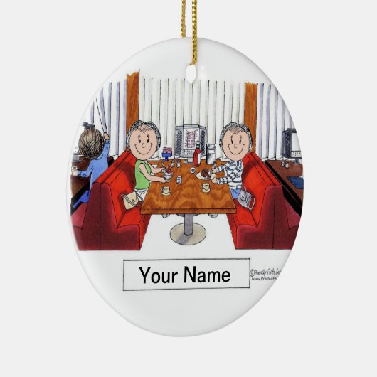 Freunde - Frauen und Frauen Keramikornament (Rechts)