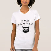 Freunde, Freundschaft, Owl sind für Sie da T-Shirt (Vorderseite)