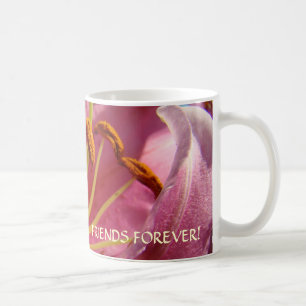FREUNDE FREVER GIFT Tasse Pink Lilie Blume