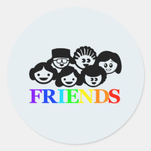 "Freunde" Friendship Stickers