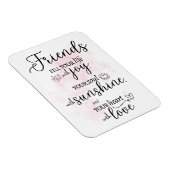 Freunde füllen Ihr Leben mit Freude aus Magnet (Rechte Seite)