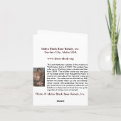 "Freunde für das Leben!" Anmerkungs-Karte Karte (Rückseite)