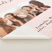 Freunde für immer BESTE FREUNDIN Rose Gold Rose Fo Sherpadecke (3/4)